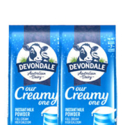 DEVONDALE 德运 高钙全脂脱脂牛奶 粉成人冲饮营养早餐粉1kg*2