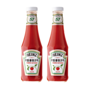 亨氏(Heinz) 番茄酱 番茄沙司 意面酱薯条蘸酱 300g*2瓶 卡夫亨氏出品