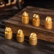 年货不打烊：西泠印社 十二生肖黄铜印章 定制礼盒