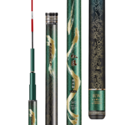 红狼（REDWOLF）湖库台钓竿轻量大物鱼竿 综合钓鱼竿鲢鳙钓竿手杆轻硬野钓鲤草杆 【28调】5H7.2m