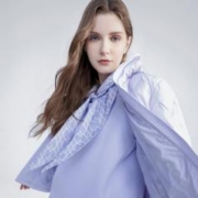 FILA 斐乐 女装休闲时尚女式羽绒服简约百搭保暖立领轻薄日常羽绒服