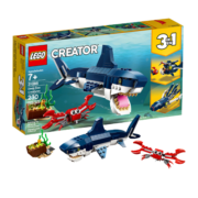 乐高（LEGO）积木玩具 创意3合1系列 31088 深海生物 7岁+ 新年礼物 摆件