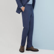 京东PLUS：YOUNGOR 雅戈尔 男西服裤 YOTX272630HIA 灰蓝 175/84A