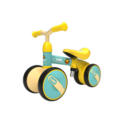 乐的Luddy儿童滑步车平衡车宝宝学步车溜溜车高度可调节的四轮滑行车 1025 黄色