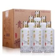 贵州杜酱酒 茅台镇 53度香柔酱香型白酒500mL*6瓶整箱装 赠3个手提袋