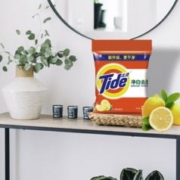 Tide 汰渍 净白去渍强效去油污除菌香味持久柠檬清香洗衣粉5.1斤家庭装