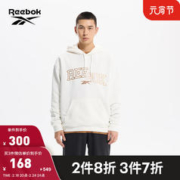 Reebok 锐步 官方男女款HOODIE印花LOGO户外休闲连帽百搭长袖卫衣 HC0056 L