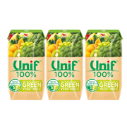 Unif统一出品 泰国进口100%复合纯果蔬汁200ml3瓶