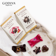 再降价、PLUS会员：歌帝梵(GODIVA)大师系列覆盆子夹心黑巧克力5颗装35g*2件