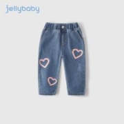 JELLYBABY 女童牛仔裤春季宝宝长裤
