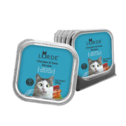 lorde里兜 猫罐头猫零食罐头猫咪零食成猫罐头猫湿粮营养罐头 吞拿鱼虾肉味100gx6罐