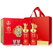 88VIP会员：WULIANGYE 五粮液 股份公司兴隆吉祥如意礼盒52度500ml*2瓶浓香型白酒