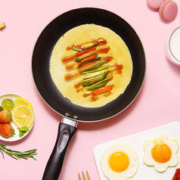Midea 美的 喆物平底锅煎锅不粘锅炒菜锅明火专用CJ24Fry302M