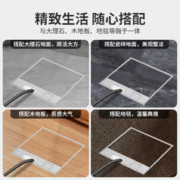 DELIXI 德力西 嵌入式地插座隐形不锈钢纯平暗藏暗埋超薄隐藏式防水地面插