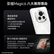荣耀Magic6 单反级荣耀鹰眼相机 荣耀巨犀玻璃 第二代青海湖电池 16GB+256GB 绒黑色 5G AI手机