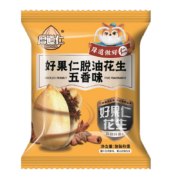 需首单、Plus会员:厚道仁 脱油花生米五香味300g 20小包 （需买3件）