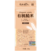 PLUS会员：天地粮人 有机 糙米 330g