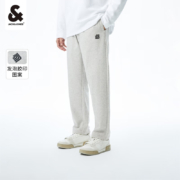 PLUS会员：JACK&JONES 杰克琼斯 男士直筒运动卫裤 G41浅花灰色 175/80A/MR