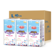 三只小猪Thethreepiggy3D轻薄纸尿裤L码120片(9-14KG)