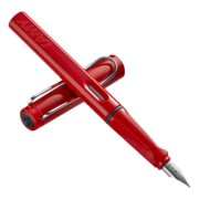 凌美(LAMY)钢笔 safari狩猎系列 红色 单只装 德国进口 EF0.5mm送礼礼物