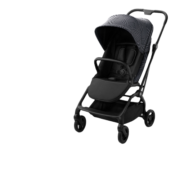 HBR虎贝尔360度旋转全景双向高景观婴儿车可坐可躺宝宝推车可折叠 M360-条纹黑