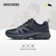 SKECHERS 斯凯奇 男款春秋季城市户外鞋舒适透气越野徒步鞋耐磨防撞防滑登山鞋 CHAR炭灰色 39