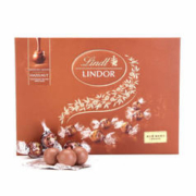 Lindt 瑞士莲 软心 瑞士进口榛仁牛奶巧克力14粒装礼盒168g婚庆520礼物
