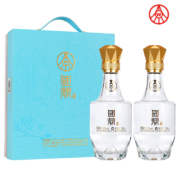 五粮液股份出品，国鼎 52度优级纯粮白酒500mL*2瓶 亚克力手提礼盒