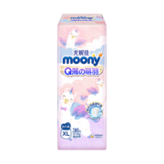 尤妮佳moonyQ薄萌羽小羊驼安心裤婴儿超薄透气安心裤L/XL/XXL