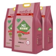 AATURELIVE N1爱宠爱猫 N1 爱宠爱猫N1红茶活性炭混合豆腐猫砂大包装易结团可冲厕所 甄红茶豆腐砂6.5kg*3 2.0mm颗粒
