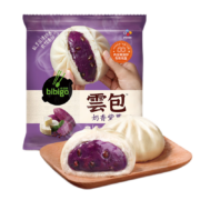 必品阁包子 奶香紫薯 云包 320g 4只托盘装