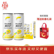 CELSIUS 燃力士 无糖百香果凤梨口味维生素饮料 300ML*24罐 过年年货礼盒赠礼