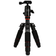 富图宝（Fotopro）M-4C 微距MINI便携式碳纤维专业摄影三脚架360云台套装组