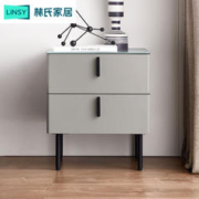 LINSY 林氏睡眠 林氏睡眠现代简约轻奢主卧床头柜极简卧室床边柜小型柜子林氏木业
