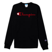 Champion 美版Championg冠军T恤男女款经典印花草写logo圆领长袖装集C