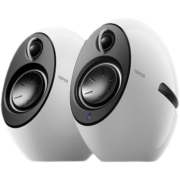漫步者（EDIFIER）e25HD 桌面蓝牙音箱 月蚀切割造型 精致HIFI桌面2.0音箱 电视音响 家居艺术音响 白色 情人节礼物