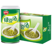 京东百亿补贴：银鹭绿豆汤370g*12罐