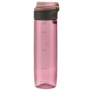 LOCK&LOCK 运动水杯Tritan材质便携式茶杯塑料杯带茶网学生杯子 粉色 ABF763PIK 750ml
