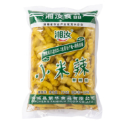京东PLUS:湘汝 小米辣泡椒野山椒750g