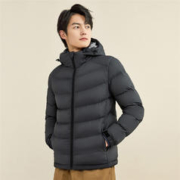 GIORDANO 佐丹奴 男装90%白鹅绒可拆卸帽羽绒外套 01071692