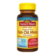 美国原装进口NatureMade天维美深海鱼油软胶囊Omega3健脑fish oil