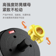 LI-NING 李宁 20kg哑铃30公斤40kg男士健身家用器材壶铃女士可调节亚玲杠铃