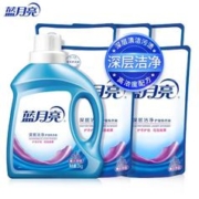 Bluemoon 蓝月亮 洁净洗衣液 2kg瓶+1kg*5袋 共14斤