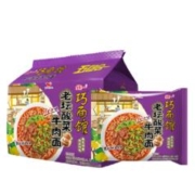 Uni-President 统一 巧面馆老坛酸菜牛肉面红油味方便面 120克*5袋 拍3件