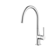 摩恩（MOEN）新莎曼系列精铜厨房水龙头 高抛冷热水洗菜盆水龙头 新款镀铬厨房龙头GN60407