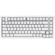 Plus会员:黑峡谷 Hyeku M2 客制化机械键盘全键热插拔办公游戏键盘gasket结构83键白色背光键线分离 温润如玉 青轴