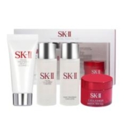 SK-II 旅行套装（洁面乳 20g+清莹露 30ml+神仙水 30ml+精华霜 15g）