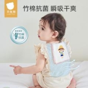 贝肽斯 吸汗巾0-1-3-6岁宝宝儿童幼儿园全棉夏季隔汗巾纱布垫背巾