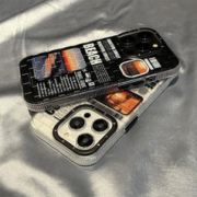 昊穆 iPhone系列 砖纹半透明硅胶壳