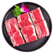 HONGLIANG 鸿亮 黑椒牛仔骨200g*8袋 调理静腌带骨牛小排 烧烤生鲜牛排骨